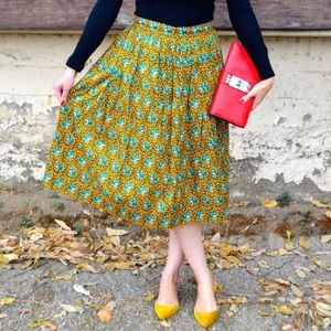J. Crew Ratti Elephant Skirt